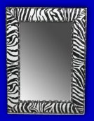 zebra mirror Zebra Print Eclectic Accent Wall Mirror zebra bedroom decor