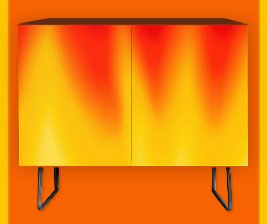 Flames 2 Credenza flames furniture flames themed decor fire flames decorating ideas