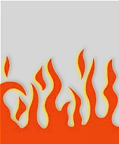 Flames themed bedrooms flames wall decals  flame room decor flames themed room ideas 
