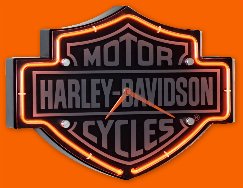 Harley Davidson wall clock Harley Davidson wall decor Harley Davidson home decor flame theme