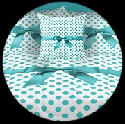 Blue Tiffany Polkadot Comforters and Duvets 