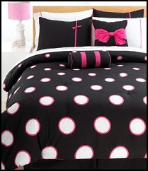 From Collection: Retro Dot Twin Multi-Piece Comforter Set & 2 Pack Pillows