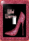 Pink Cheetah Print Wild Woman Stiletto Pump light switch cover